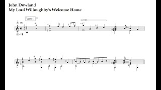 J Dowland My Lord Willoughbys Welcome Home [upl. by Jenks]