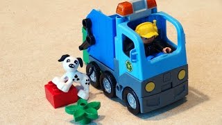 Лего Мусоровоз Обзор Lego Duplo [upl. by Bonnice]