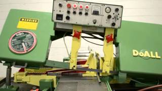 DoAll C1216A 12quot x 16quot Automatic Band Saw [upl. by Ahseenak]