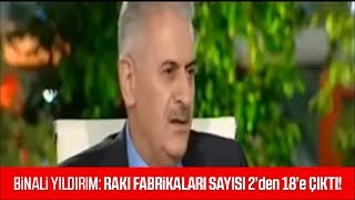 Binali Yıldırım Rakı Fabrikalarının Sayısını 18e Çıkardık [upl. by Iseabal]