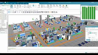 Designing Keenon AGV Paths for Maximum Efficiency with Plant Simulation by Siemens [upl. by Hnahym678]