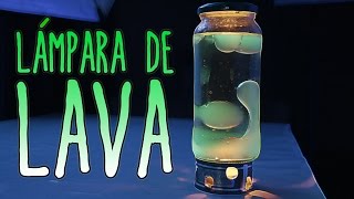 Cómo hacer una lámpara de lava Experimentos Caseros [upl. by Anavlis]