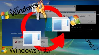 Swapping Windows 7 OOBE with Windows Vista and XP [upl. by Button487]