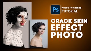 Create CRAZY CRACK SKIN Effect In Photoshop 2024 photoshop photoshoptutorial manipulation [upl. by Enenstein445]