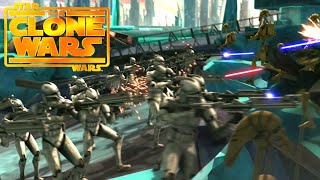 The Battle of Christophsis 4K HDR  Star Wars The Clone Wars Extended 2008 Film Cut [upl. by Ahsinad840]