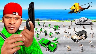 GANG vs ARMY in GTA 5 [upl. by Aicenav322]