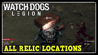 Watch Dogs Legion All Relic Locations Magpie Trophy  Achievement Guide  Collect 15 Relics [upl. by Ayhay]