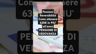 assegno vedovanza pensioni inps pensioniaggiornamenti news perte [upl. by Analihp]