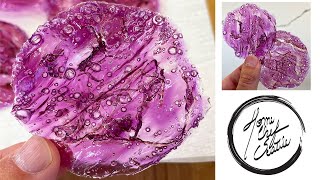 CLEAR RED CABBAGE CHIPS  Beautiful Garnish [upl. by Eltsryk]