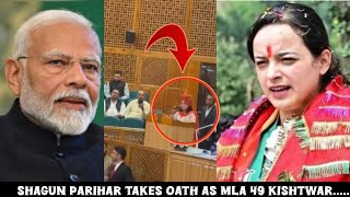 Shagun Parihar Takes Oath As MLA 49 KishtwarListen In [upl. by Titos790]