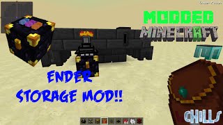 Modded Minecraft Tutorial Ep 6 quotEnder Storage Mod Ender Pouch Chest and Tank tips n tricksquot PC [upl. by Katinka]