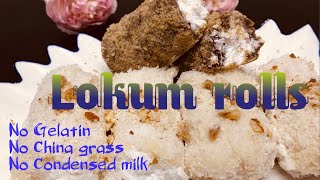 പാലും മൈദയും കൊണ്ട് ഒരു കിടിലം Turkish dessert Lokum Rolls  A2Z Faris World [upl. by Basil]