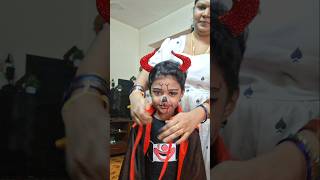 Lashwins school la halloween celebration adhuku ready agitu irukom kidshalloweenmakeup shorts [upl. by Casey]