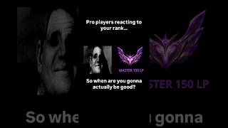 How pro players react to your rank 😂😂 leagueoflegends ranked car gaming gameplay [upl. by Elie880]