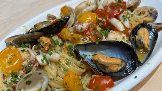 Linguine ai Frutti di Mare chefziopietro fruttidimare linguine [upl. by Nonrev231]