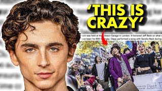 Timothée Chalamet Sparks Chaos at His Own Lookalike Contest in NYC [upl. by Alysa]