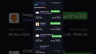 Upcoming IPOs Gmp Swiggy ipo  Sagility India ipo  ACME ipo  Gmp ipo gmp [upl. by Aihtak]