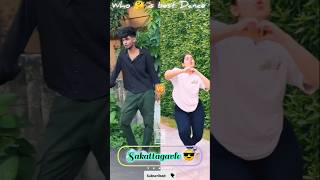 💃 🆚 🕺Sakkathagavle song dance  kannadatrending song dance ।। sumne nagthale।।shorts [upl. by Aldas935]