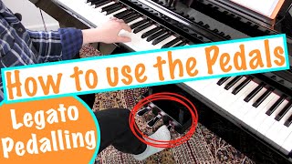 How to use the Sustain Pedal on the Piano Legato Pedalling [upl. by Petulah]