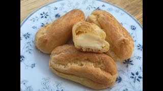 Ekler resepti  Eclair recipe [upl. by Aidne]