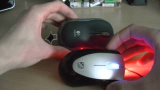 Logitech Wireless Mouse M185 Unboxing  kleines Review HD [upl. by Anorahs]