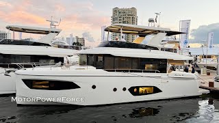 Boat Tour 2022 Absolute Navetta 52 21 Million Yacht Overview [upl. by Tjaden]