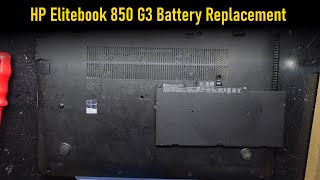 HP Elitebook 850 G3 Battery Replacement [upl. by Papagena]