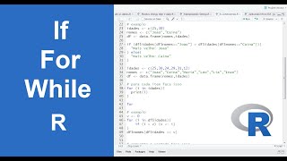 If For e While na linguagem R Curso para iniciantes  Aula 16 [upl. by Bertrando]