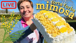 TORTA FURBA MIMOSA  Ricetta in Diretta [upl. by Shaum363]