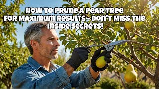 How to Prune a Pear Tree for Maximum Results  Dont Miss the Inside Secrets [upl. by Annawak]