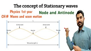 Stationary Wave concept  Node and anti node Urdu Hindi by Dr Hadi [upl. by Einrae599]