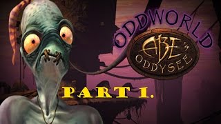 Oddworld Abes Oddysee walkthrough part 1 [upl. by Beatty]