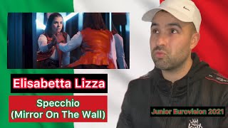 Reaction 🇮🇹 Elisabetta Lizza  Specchio Mirror On The Wall Junior Eurovision 2021 Italy [upl. by Constanta28]