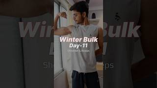 Day11 Shoulder amp Biceps winterbulk winterarc youtubeshorts gymmotivation shorts [upl. by Seitz113]