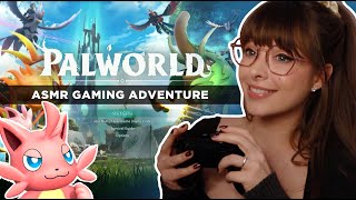 ASMR 🎮 Lets Play Palworld Together 🌎 Whispered Gaming with XBOX Controller Button Clicks ݁₊ ⊹ [upl. by Fabio]