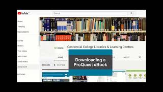 Using the ProQuest eBook Central Database [upl. by Nagaek603]