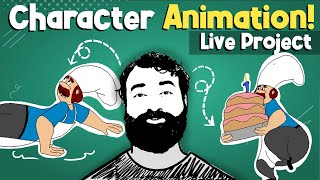 2D Character Animation ll Character Animation Tutorial [upl. by Thornburg121]