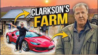 VISITING CLARKSON’S FARM IN A FERRARI 296 [upl. by Auqinihs]