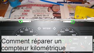 Comment réparer un compteur kilométrique • Fiches Auto 24 [upl. by Fihsak]