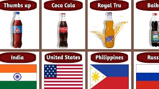 Soft drinks brands from different countries [upl. by Keefer]