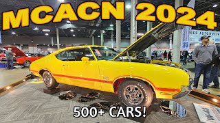 HUGE CLASSIC CAR SHOW  MCACN 2024 Muscle Car and Corvette Nationals  musclecars  classic cars [upl. by Conroy]