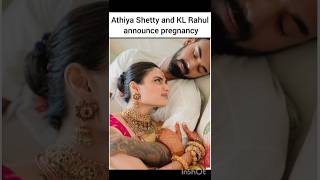 Athiya Shetty and KL Rahul announce pregnancy Athiya Shetty shorts bollywoodnews [upl. by Yeslah110]