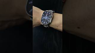 APPLE WATCH ULTRA WITH GSHOCK GSTEEL GSTB600 BLACK FACE applewatch apple applewatchultra [upl. by Ahseem696]