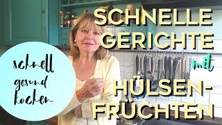 Schnelle Gericht mit Hülsenfrüchten►getreide schnell zubereiten►schnell gesund kochen [upl. by Priestley]