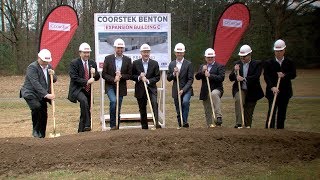 CoorsTek Breaks Ground on Expansion Facility in Benton [upl. by Andryc]