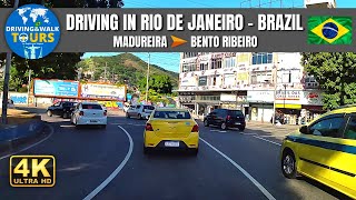 【4K】Driving in Rio de Janeiro  From Madureira to Bento Ribeiro  DampW Tours [upl. by Anilas]