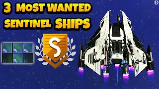 No Mans Sky INTERCEPTOR 3 Most Wanted Sentinel Ships S Class 4 Supercharged [upl. by Haleemaj]