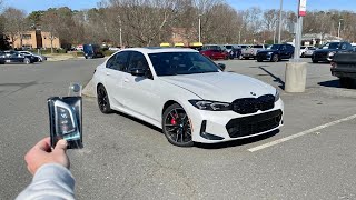 2024 BMW M340i Start Up Exhaust Test Drive Walkaround POV and Review [upl. by Fagan]