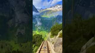 Ride the Gelmerbahn Alpine Adventure in Switzerland 🇨🇭🏔️ [upl. by Herwin876]