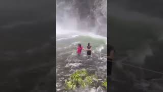 Mainapi Waterfall Netravali Goa goadiary goa goatourism nature waterfall waterfalls [upl. by Stodder52]